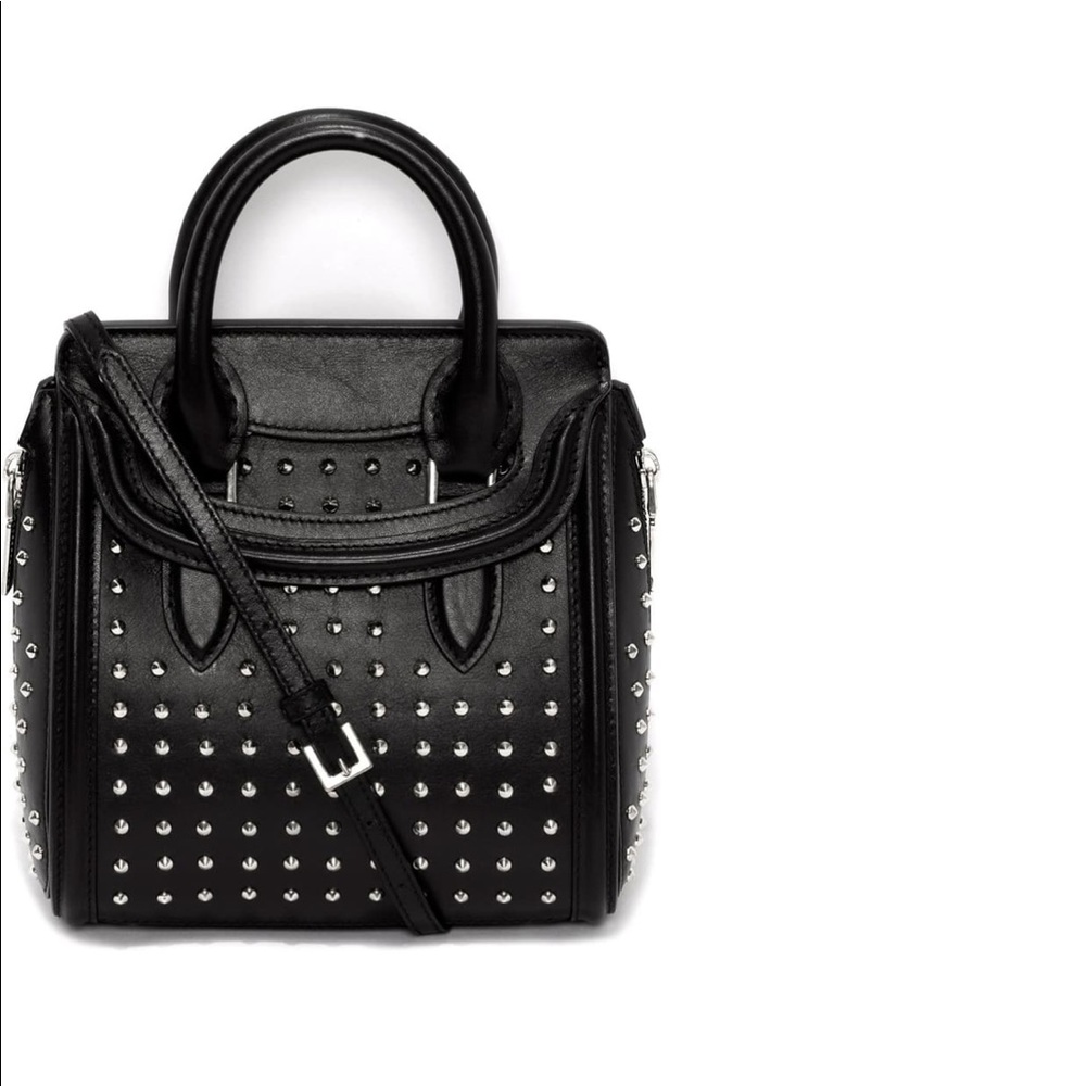 Alexander McQueen Heroine Mini Studded Crossbody